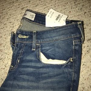 Hollister bootcut jeans with holes